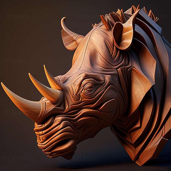 3D model Rhinoraja (STL)